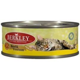 Berkley консервы для кошек с говядиной и олениной